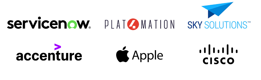 Partner and client logos: Apple, Cisco